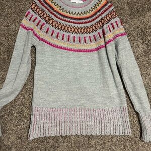 Colorful Patterned Women's Sweater